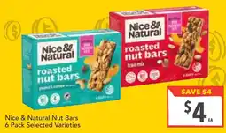 Supa Valu Nice & Natural Nut Bars offer