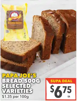 Supa Valu Papa Joe's Bread offer