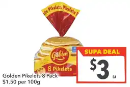 Supa Valu Golden Pikelets offer