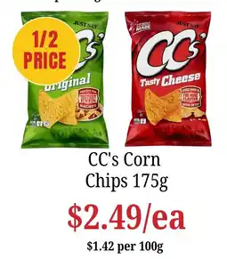 Farmer Jack's CC's Corn Chips offer