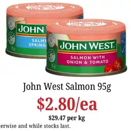 Farmer Jack's John West Salmon offer