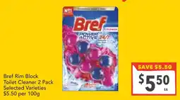Supa Valu Bref Rim Block Toilet Cleaner offer