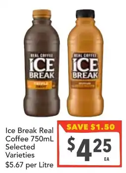 Supa Valu Ice Break Real Coffee offer