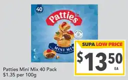 Supa Valu Patties Mini Mix offer