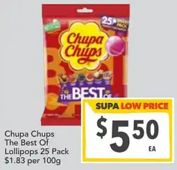 Supa Valu Chupa Chups The Best Of Lollipops offer