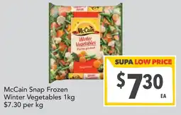 Supa Valu McCain Snap Frozen Winter Vegetables offer
