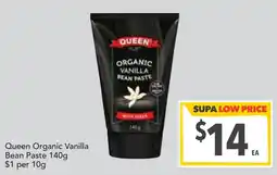 Supa Valu Queen Organic Vanilla Bean Paste offer