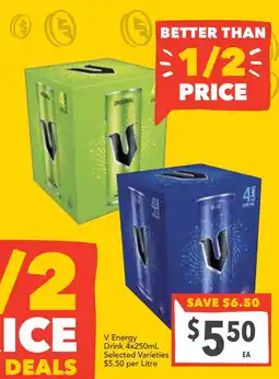 Supa Valu V Energy Drink offer
