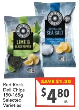 Supa Valu Red Rock Deli Chips offer