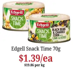 Farmer Jack's Edgell Snack Time offer
