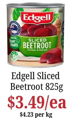 Farmer Jack's Edgell Sliced Beetroot offer