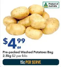 Ritchies Pre-packed Washed Potatoes Bag offer