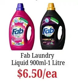 Farmer Jack's Fab Laundry Liquid offer
