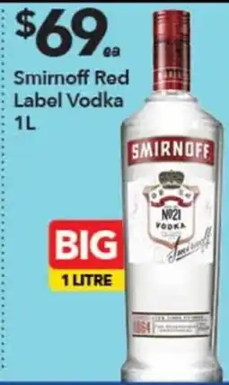 Ritchies Smirnoff Red Label Vodka offer