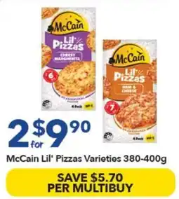 Ritchies McCain Lil' Pizzas Varieties offer