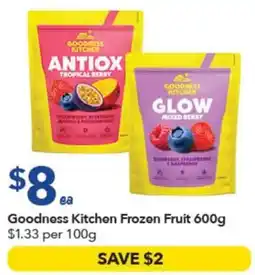 Ritchies Goodness Kitchen Frozen Fruit offer