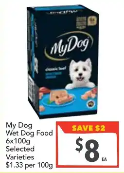 Supa Valu My Dog Wet Dog Food offer