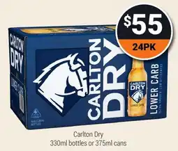 Super Cellars Carlton Dry offer