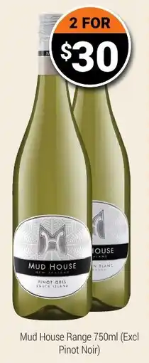 Super Cellars Mud House Range offer