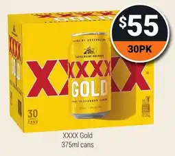 Super Cellars XXXX Gold offer