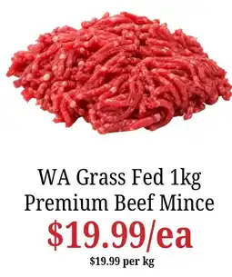 Farmer Jack's WA Grass Fed Premium Beef Mince offer