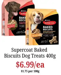 Farmer Jack's Supercoat Baked Biscuits Dog Treats offer
