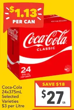 Supa Valu Coca-Cola Classic offer