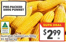 Supa Valu Australian Sweet Corn offer