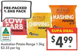 Supa Valu Mitolo Australian Potato Range offer