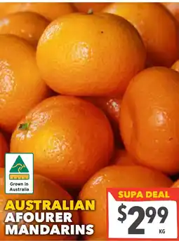 Supa Valu Australian Afourer Mandarins offer