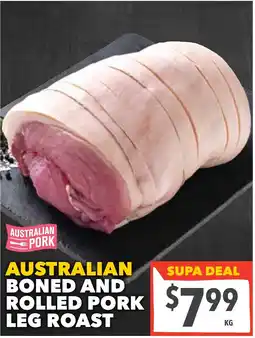 Supa Valu Australian boned and rolled pork leg roast offer