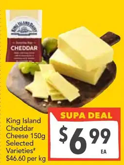 Supa Valu King Island Cheddar Cheese offer