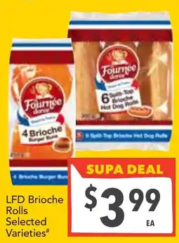 Supa Valu Fournee Brioche Rolls offer