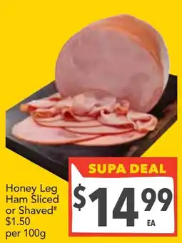 Supa Valu Honey Leg Ham Sliced offer