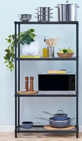 Coles 4 Tier Wire Shelving Unit offer