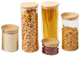 Coles Containers with Bamboo Lids 5 Pack offer
