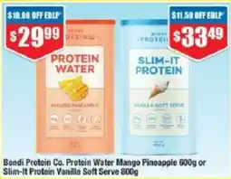 Chemist Warehouse Bondi Protein Co. Protein Water Mango Pineapple offer