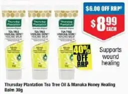 Chemist Warehouse Thursday Plantation Tea Tree Oil & Manuka Honey Healing Balm offer