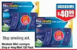 Chemist Warehouse Nicabate Mini Lozenges offer
