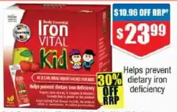 Chemist Warehouse Nestle Iron Vital Kid offer