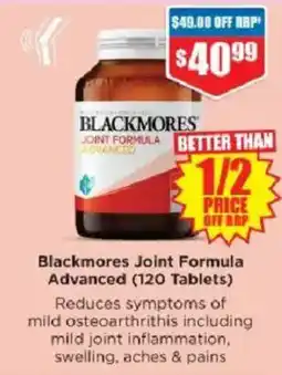 Chemist Warehouse Blackmores Joint Formula Advanced offer