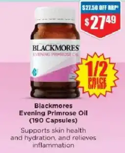 Chemist Warehouse Blackmores Evening Primrose Oil offer