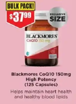 Chemist Warehouse Blackmores CoQ10 150mg offer