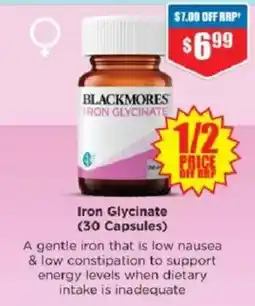 Chemist Warehouse Blackmores Iron Glycinate offer