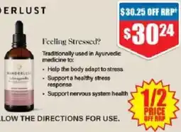 Chemist Warehouse Wonderlust Adaptogen Oil offer