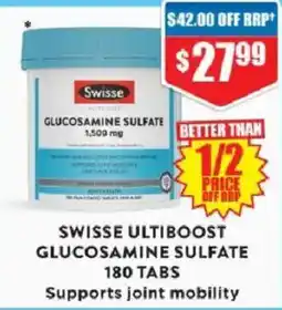Chemist Warehouse Swisse Ultiboost Glucosamine Sulfate offer
