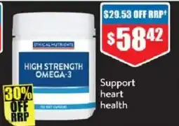 Chemist Warehouse Ethical Nutrients High Strength Omega-3 offer