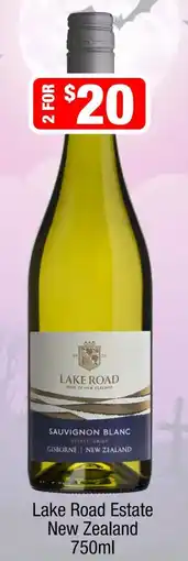 Liquor Stax Lake Road Estate Sauvignon Blanc offer