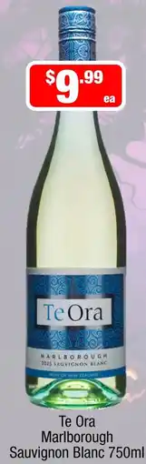Liquor Stax Te Ora Marlborough Sauvignon Blanc offer
