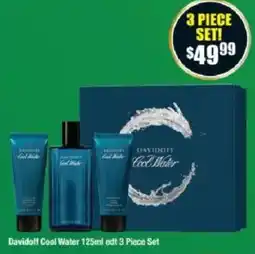 Chemist Warehouse Davidoff Cool Water 125ml edt 3 Piece Set offer